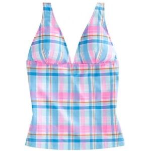 NEW Vineyard Vines Madras Pink Tankini